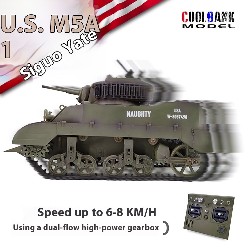 1:16 Rc Panzer Usa Stuart M5a1 – Rc Hobby Light Bewertung und Preis