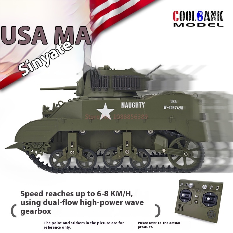 1:16 Rc Panzer Usa Stuart M5a1 – Rc Hobby Light Bewertung und Preis